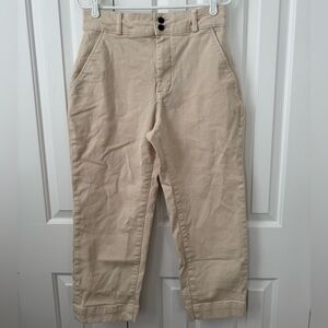 Everlane organic straight leg pant size 10 pumice stone